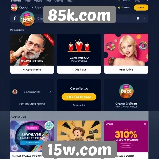Comparação de bônus e promoções em 85k.com