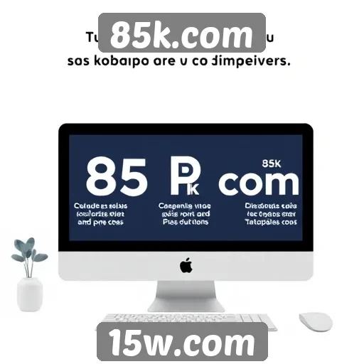 Análise das funcionalidades do site 85k.com